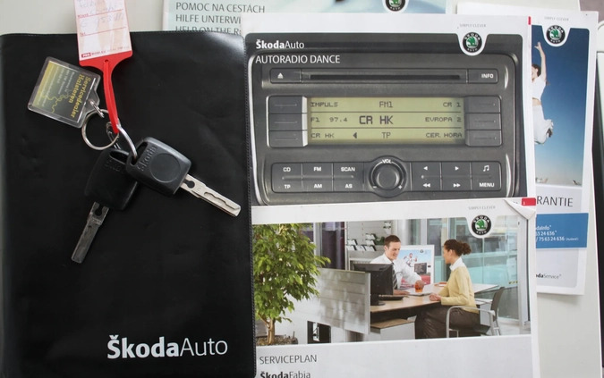Skoda Fabia cena 14900 przebieg: 163000, rok produkcji 2009 z Lubycza Królewska małe 379